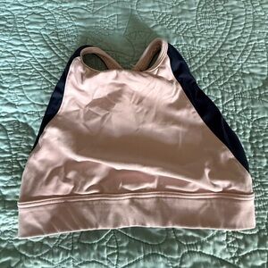 Lively Pink and Black Activewear Top